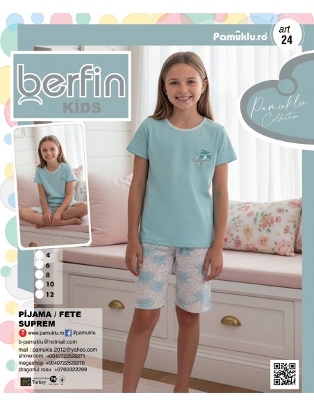 Pijama Copii Fetite Berfin - Capri - 24