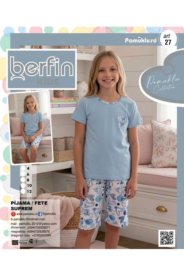 Pijama Copii Fetite Berfin - Capri - 27