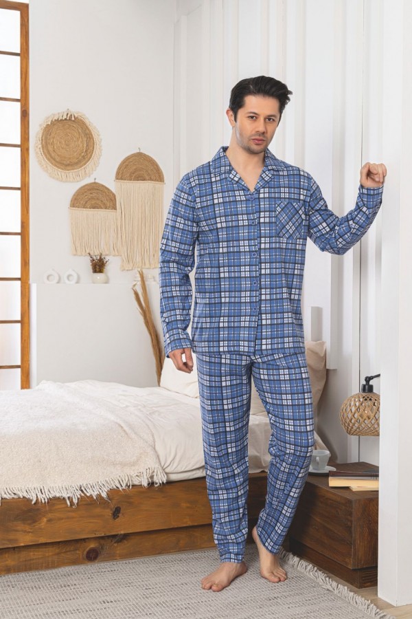 Pijama Barbat BAKI cu Nasturi - 252