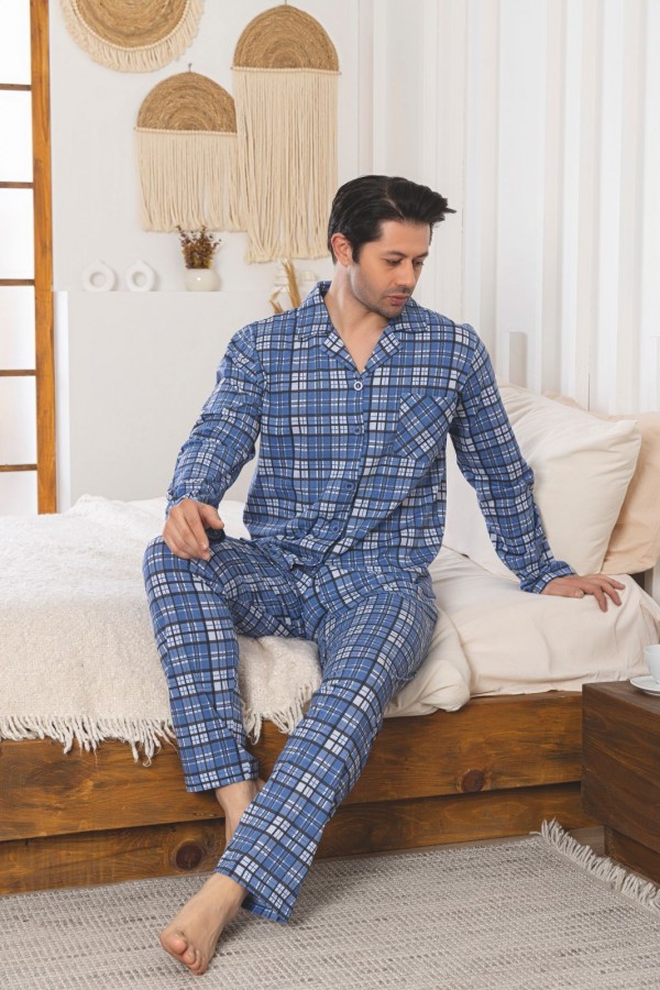 Pijama Barbat BAKI cu Nasturi - 252 2
