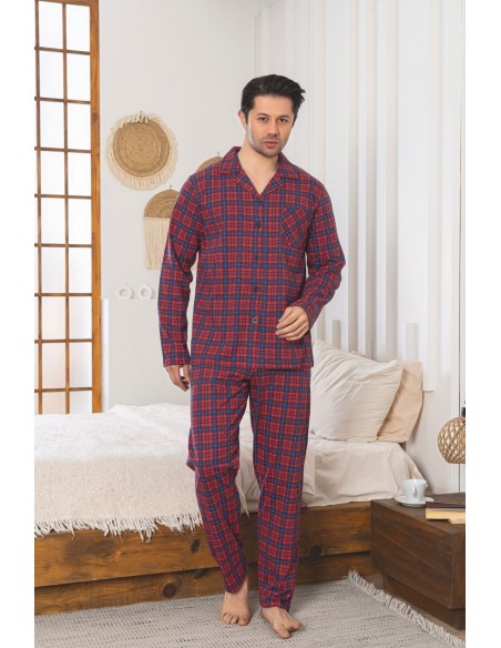 Pijama Barbat BAKI cu Nasturi - 258
