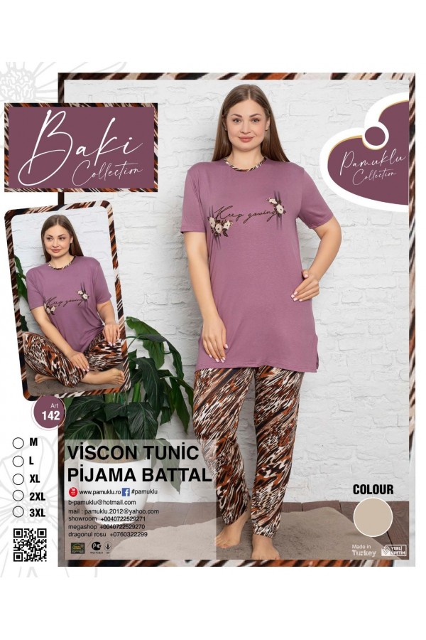 Pijama Dama Baki Tunica 142 Engros