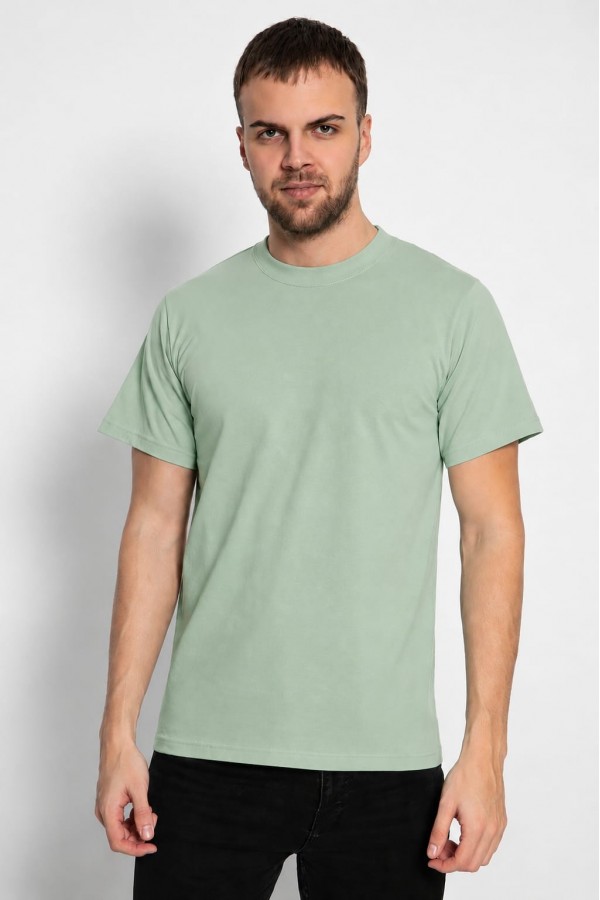 Tricou Barbat Suprem Verde-Fistic Engros
