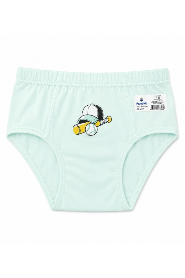 Chiloti Copii Baieti Pamuklu Verde Mint