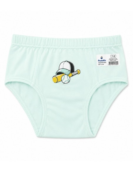 Chiloti Copii Baieti Pamuklu Verde Mint