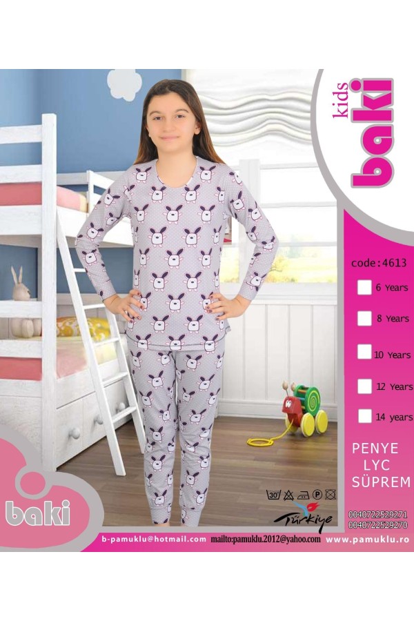 Pijama Copii Fetite Baki 4613