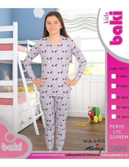 Pijama Copii Fetite Baki 4613