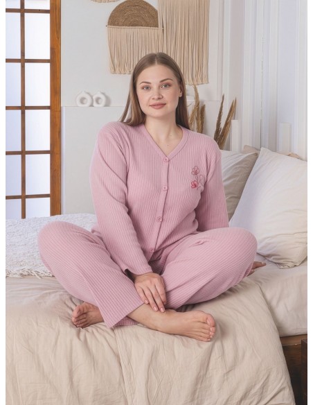 Pijama Dama Berfin Fitil Vatuit Batal Nasturi 2505