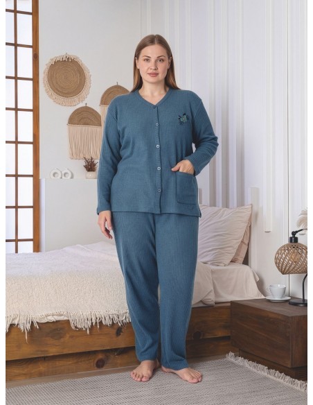 Pijama Dama Berfin Fitil Vatuit Batal Nasturi 2506