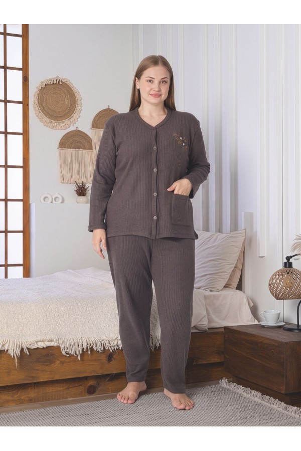 Pijama Dama Berfin Fitil Vatuit Batal Nasturi 2508
