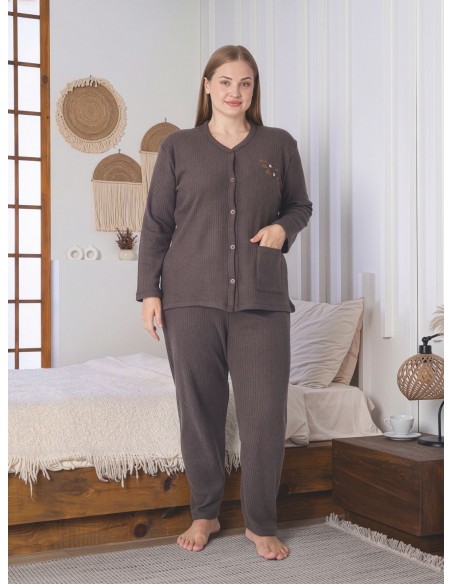 Pijama Dama Berfin Fitil Vatuit Batal Nasturi 2508