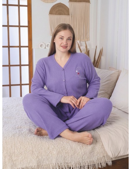 Pijama Dama Berfin Fitil Vatuit Batal Nasturi 2509