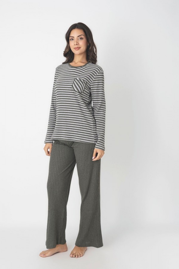 Pijama Dama Berfin Ribana Pantalon Drept 41