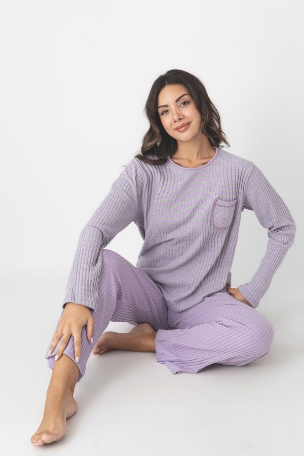 Pijama Dama Berfin Ribana Pantalon Drept 43 2