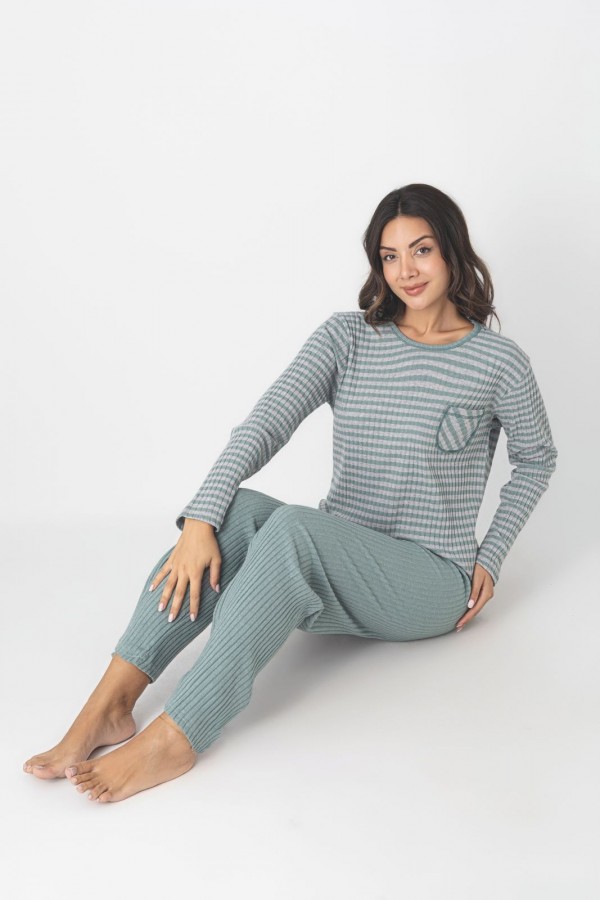 Pijama Dama Berfin Ribana Pantalon Drept 44 2