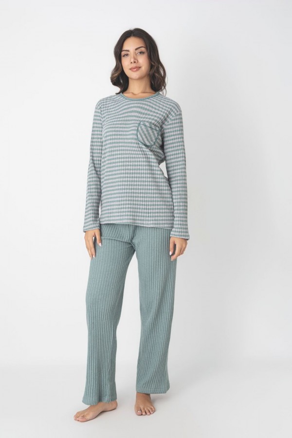 Pijama Dama Berfin Ribana Pantalon Drept 44