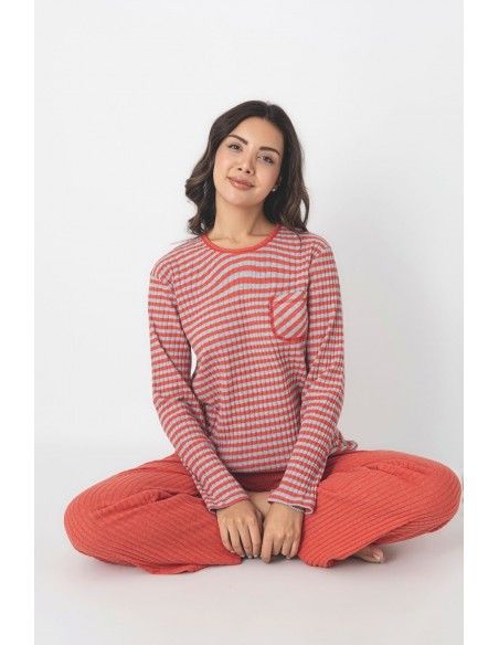 Pijama Dama Berfin Ribana Pantalon Drept 45
