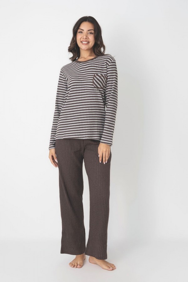 Pijama Dama Berfin Ribana Pantalon Drept 48