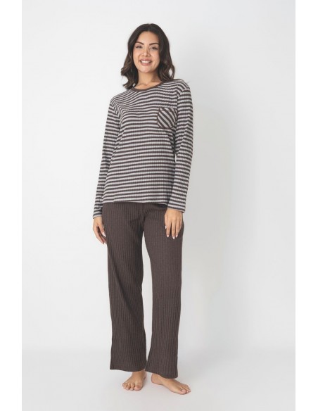 Pijama Dama Berfin Ribana Pantalon Drept 48