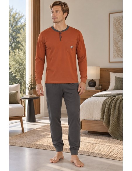 Pijama Barbat Interlok Berfin 157