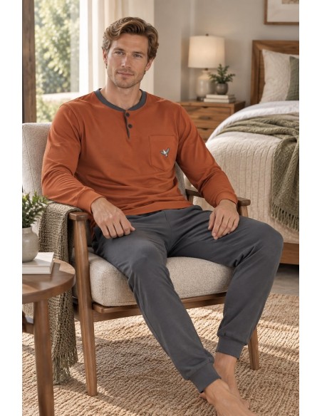Pijama Barbat Interlok Berfin 157