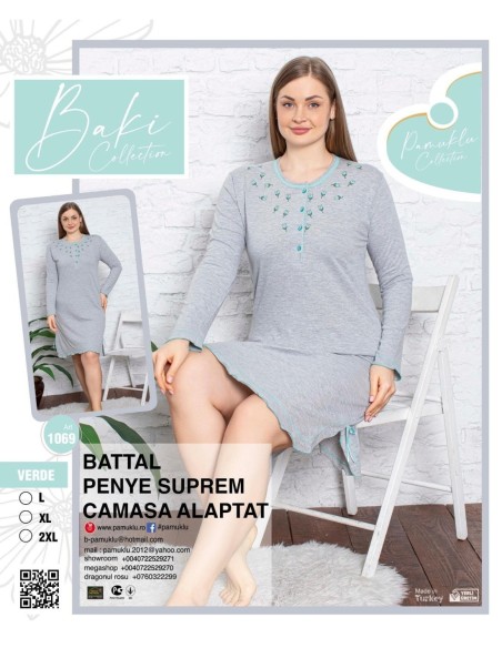 Camasi Noapte Baki 1069 Verde