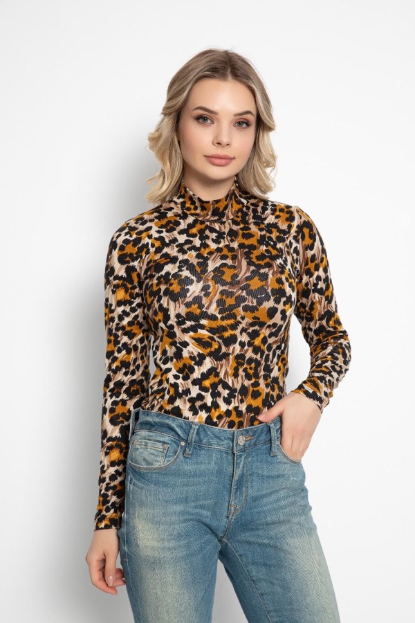 Body Leopard Maneca Lunga Pamuklu 03