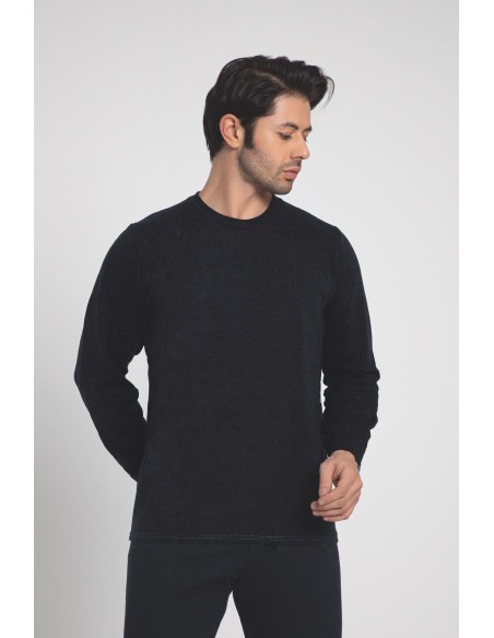 Bluze Barbat Corp Pamuklu Bleumarin