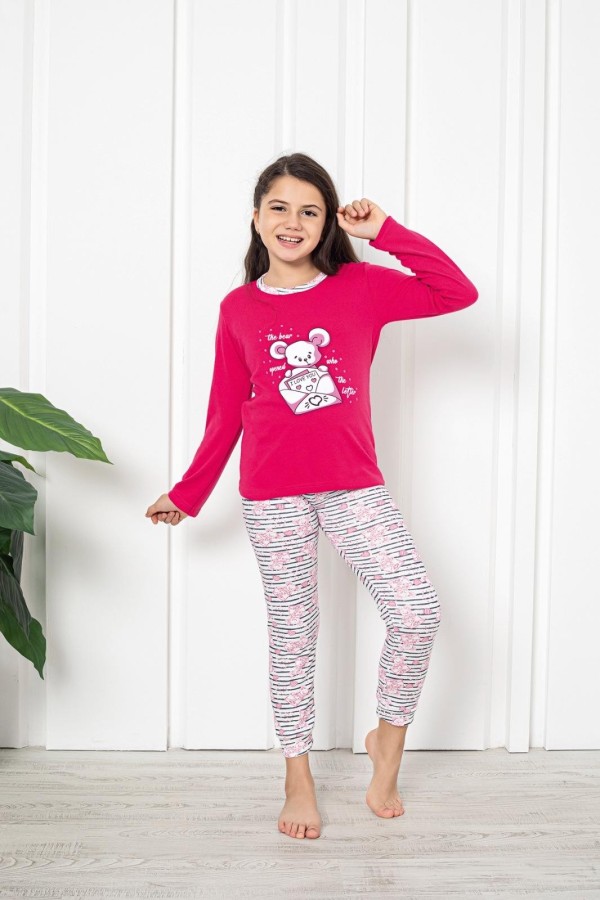 Pijama Copii Fete Berfin Interlok 1026