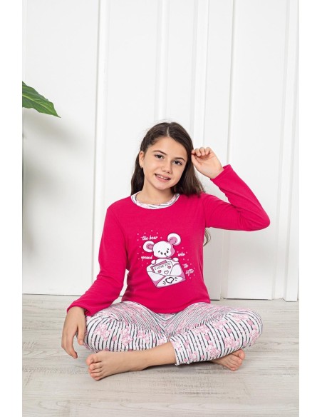 Pijama Copii Fete Berfin Interlok 1026