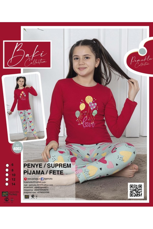 Pijama Copii Fete Penye 4002 2