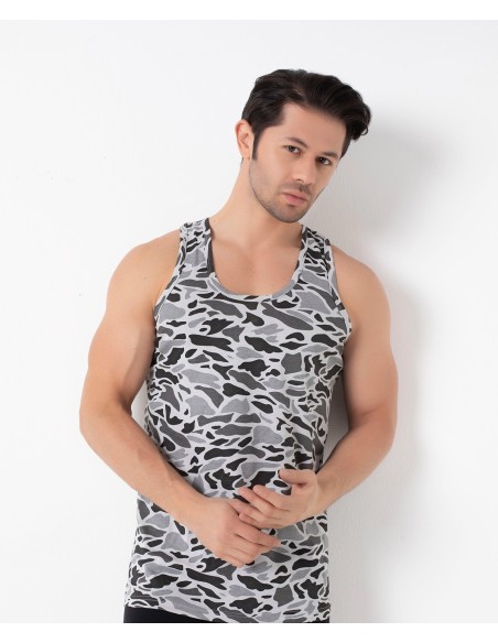Maiouri Barbat Suprem Camuflaj Gri