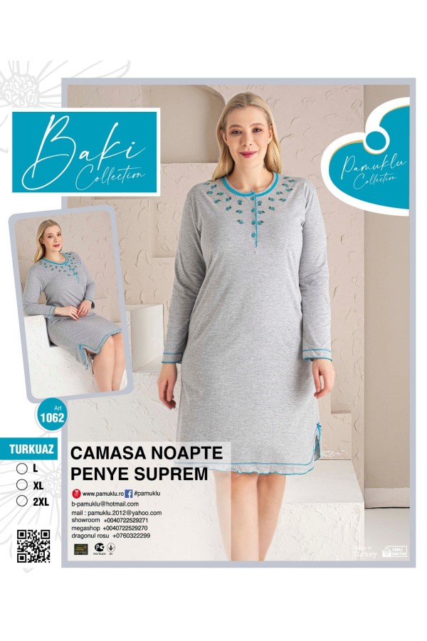 Camasi Noapte Baki 1062 Turcoaz