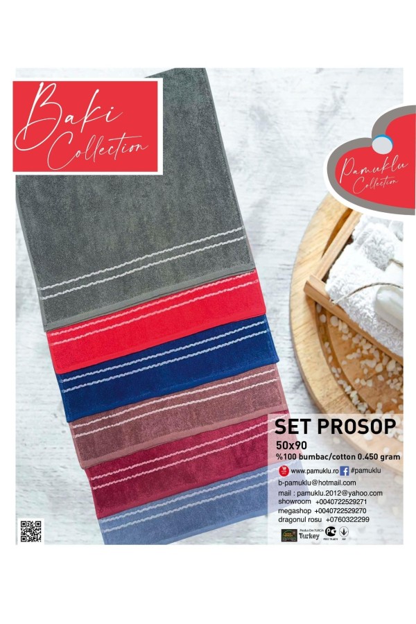 Prosop Pamuklu 50*90 cm Grec
