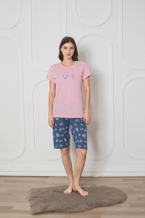 Pijama Dama Baki Capri 5017