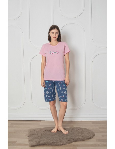 Pijama Dama Baki Capri 5017