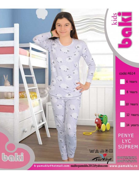 Pijama Copii Fetite Baki 4614