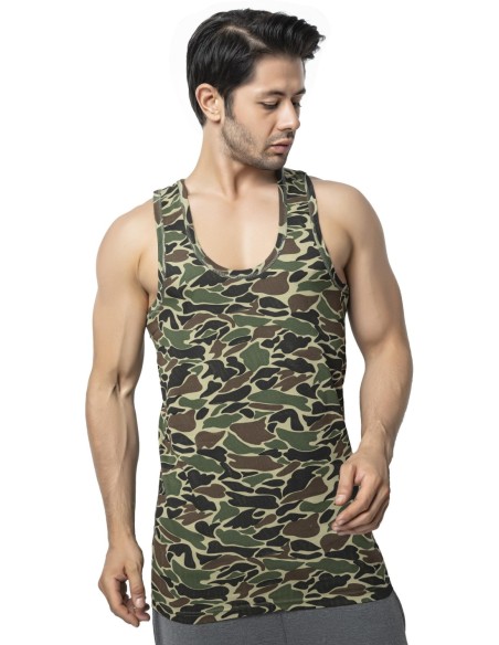 Maiouri Barbat Suprem Camuflaj Verde