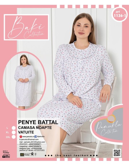 Camasi De Noapte Baki Vatuite 1136-1