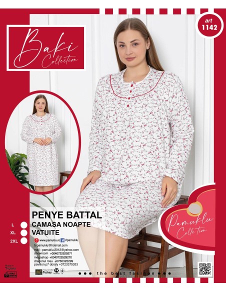 Camasi De Noapte Baki Vatuite 1142