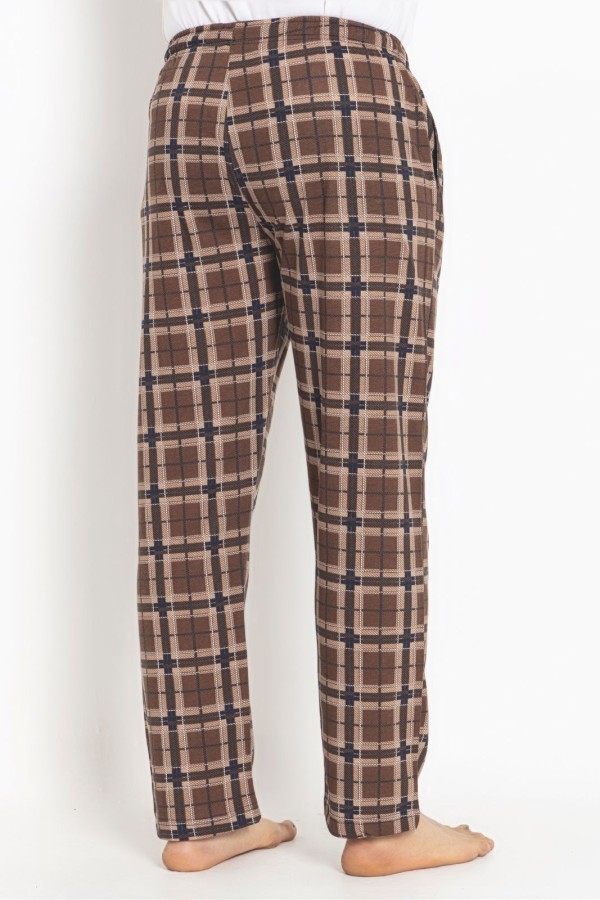 Pantaloni Barbat Baki cu Buzunare Maro 2