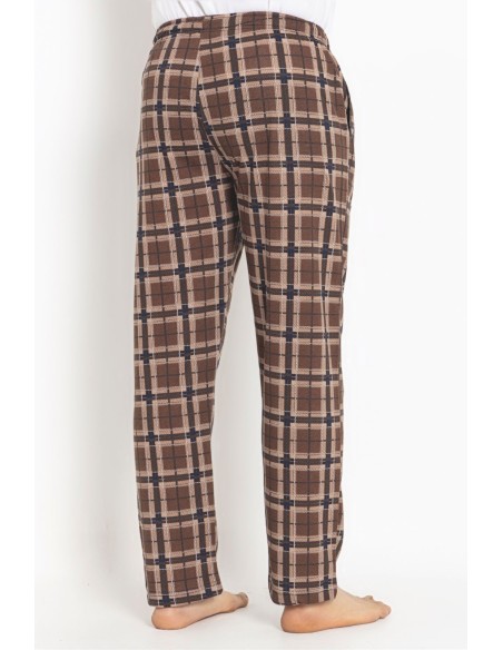 Pantaloni Barbat Baki cu Buzunare Maro
