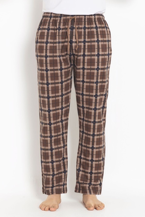 Pantaloni Barbat Baki cu Buzunare Maro