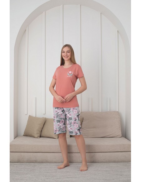 Pijama Dama Baki Capri 1020