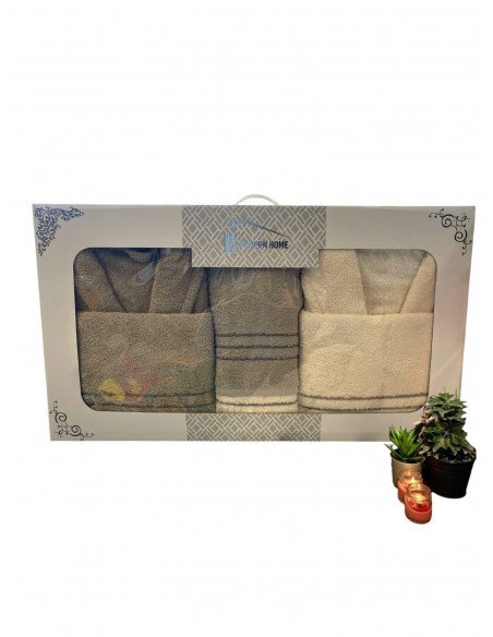 Set Halate Prosop Fitil Bej-Alb
