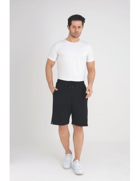Pantaloni Barbat Berfin Trening Capri Negru