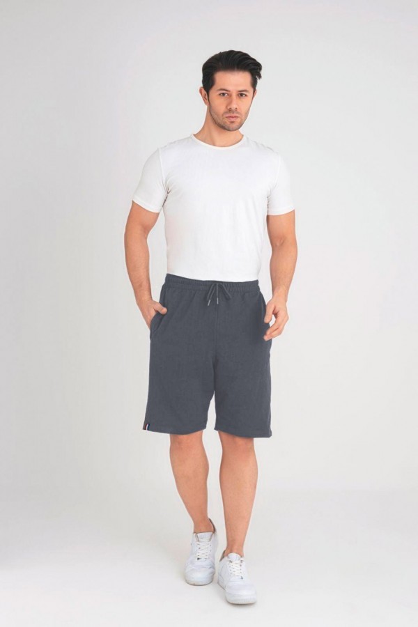 Pantaloni Barbat Berfin Trening Capri Batal Gri Inchis 2