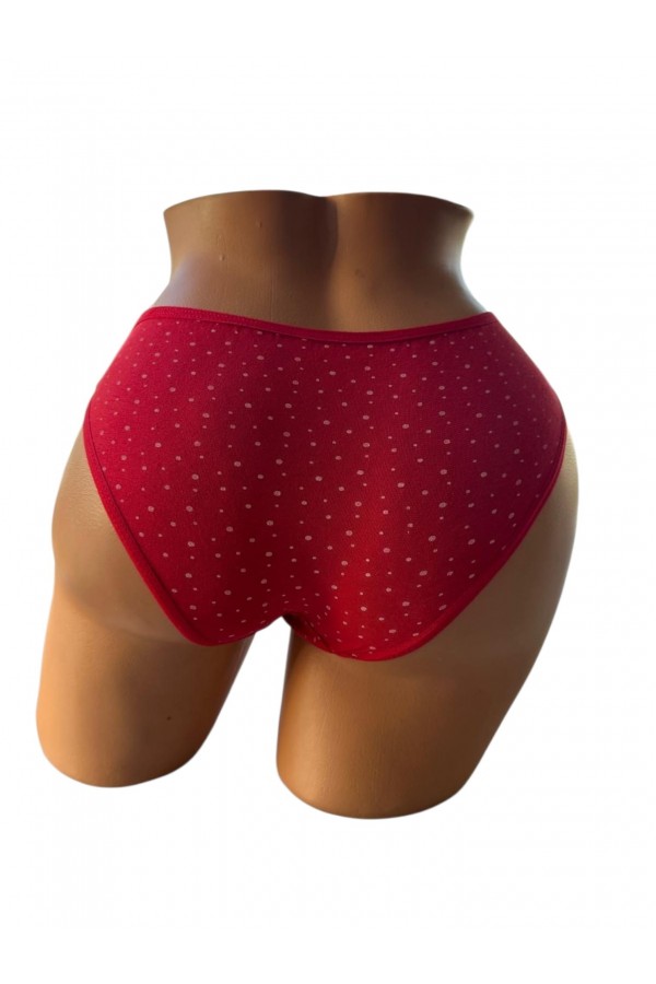 Chilot Dama Bikini Pamuklu Rosu 2
