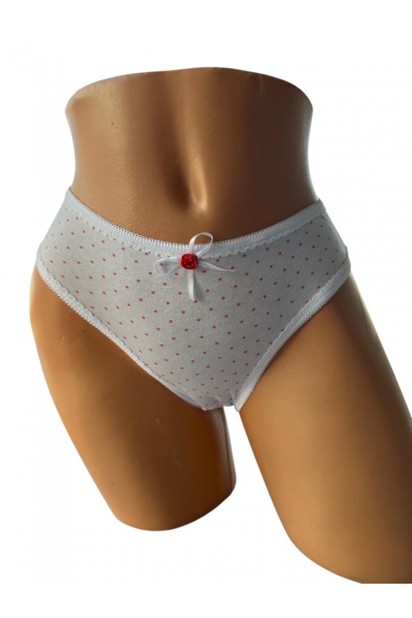 Chilot Dama Bikini Pamuklu Alb