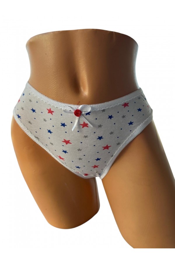 Chilot Dama Bikini Pamuklu Alb